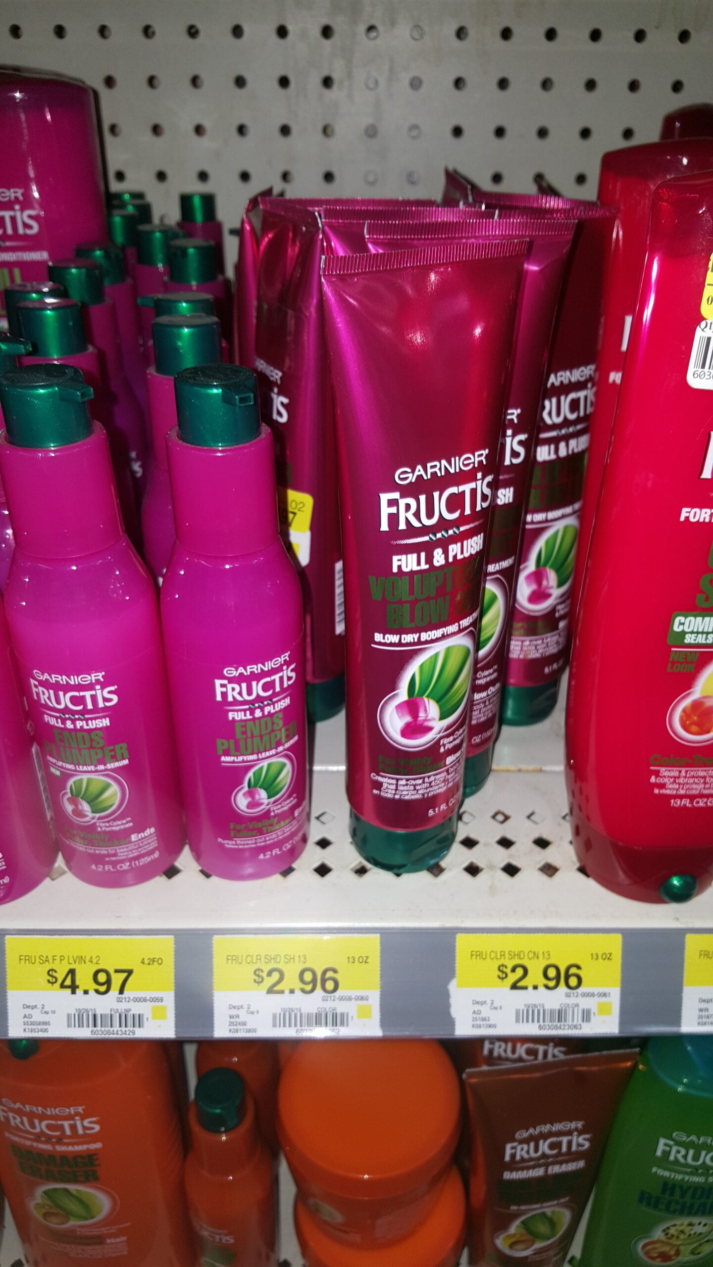 Garnier Fructis Voluptuous Blow Out Blow Dry Treatment is just $0.96 at Walmart!