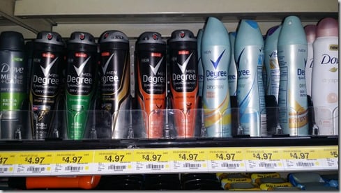 FREE Degree Deodorant with Overage at Walmart! FREE Degree Deodorant with Overage at Walmart!