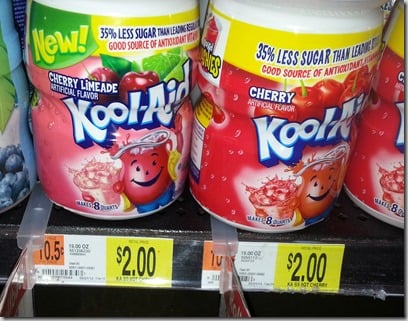 Kool Aid Drink Mix Canisters Just $1.45 at Walmart!