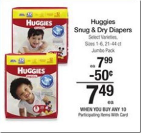 Walmart Price Match Deal: Huggies Diapers Just $4.49!