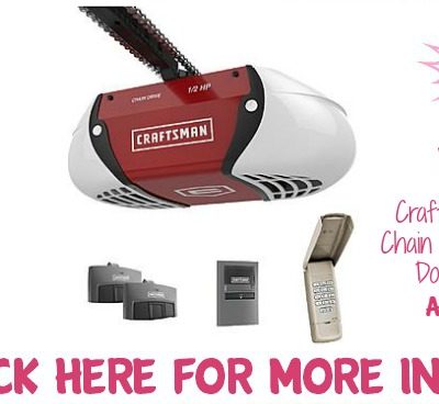 Craftsman ½ HP Chain Drive Garage Door Opener Only $36.25! Down From $200!