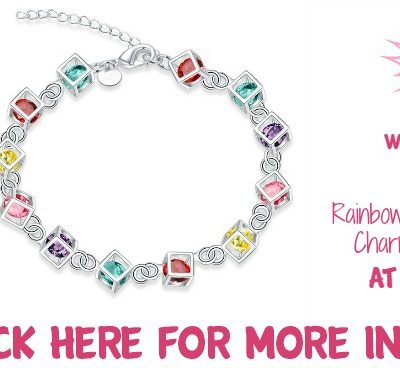 FREE Rainbow Rubix Cube Charm Bracelet! Down From $100!