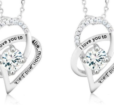 FREE I Love You To The Moon And Back Crystal Necklace! Down From $70!
