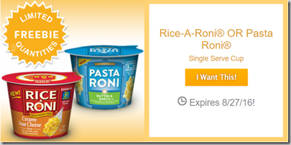 FREE Rice-A-Roni or Pasta-Roni at Walmart!