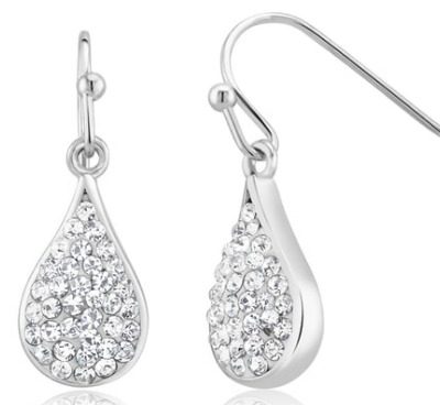 Gold Plated Crystal Teardrop Earrings Just $7.99! Down From $130! Ships FREE!