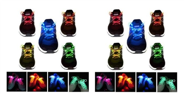 LED Waterproof Light-Up Shoelaces Just $4.99! Down From $30! Ships FREE!