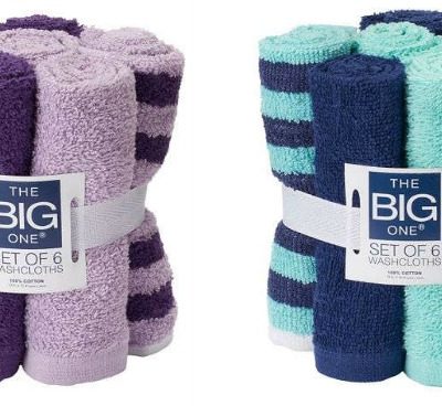 The Big One 6-Pack Washcloths Only $2.54! Down From $10!
