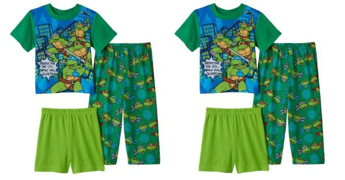 Toddler Boy Teenage Mutant Ninja Turtles Pajamas Only $4.48 Shipped! Down From $32!