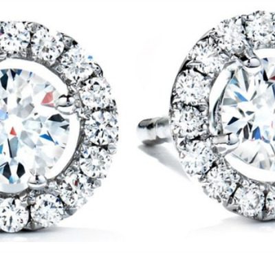 White Gold Plated CZ Halo Studs Just $5.99! Down From $90! Ships FREE!