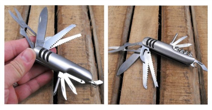 2 Pack 17 Function 11 Blade Pocket Knives Just $1.90! Down From $25!