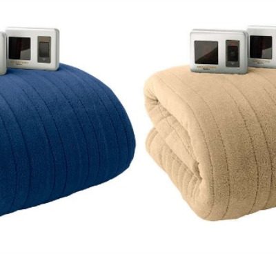 Biddeford Plush Heated Electric Twin Blankets Only $39.99! Down From $100!