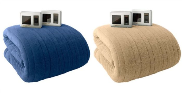Biddeford Plush Heated Electric Twin Blankets Only $39.99! Down From $100!