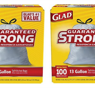 Glad Tall Kitchen Drawstring Trash Bags Just $9.99! Down From $16!
