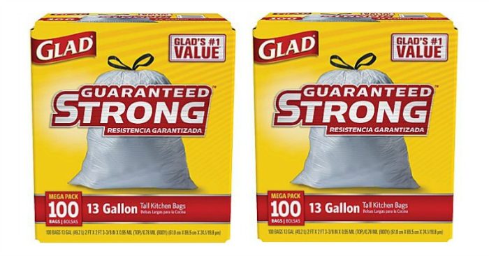 Glad Tall Kitchen Drawstring Trash Bags Just $9.99! Down From $16!
