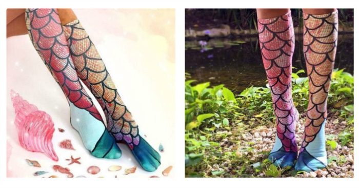 Knee High Mermaid Socks Just $7.99! Down From $20! Pre-order!