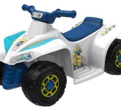 Minions 6-Volt Little Quad Electric Battery-Powered Ride-On Just $39! Down From $79!