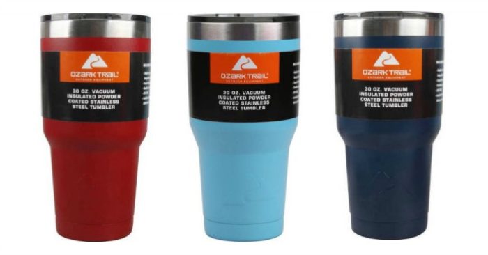 Ozark Trail 30-Ounce Double-Wall, Vacuum-Sealed Tumbler Just $9.74!