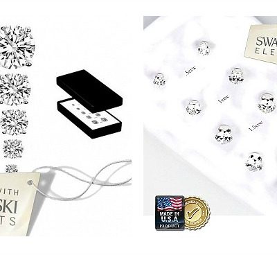 Set of 5 9.00 CTW Swarovski Stud Earrings Just $17.99! Down From $150! Ships FREE!