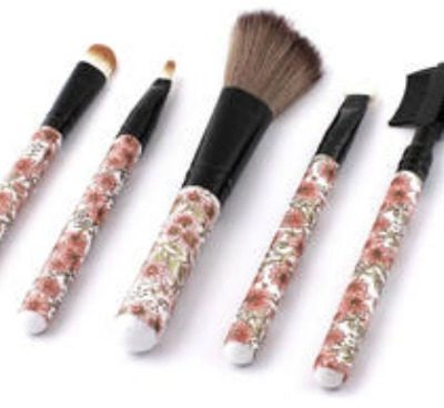 Unique Bargains Flower Pattern Makeup Brush Kit Just $10.25! Down From $21!