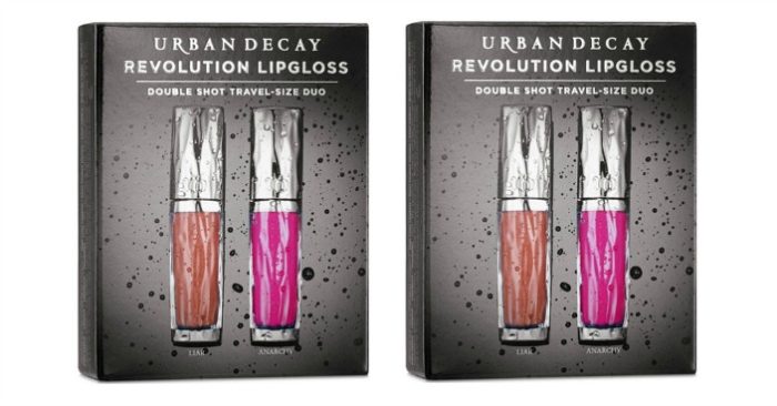 Urban Decay Revolution Lipgloss Double Shot Travel-Size Duo Only $6! Down From $14!