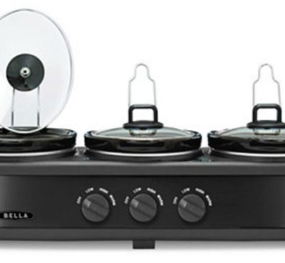 Bella Triple Slow Cooker Just $19.99! Down From $60!