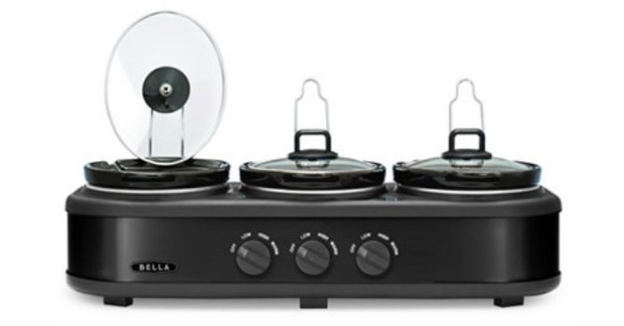 Bella Triple Slow Cooker Just $19.99! Down From $60!