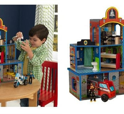 KidKraft Fire Rescue Station Play Set Just $44.49! Down From $100!
