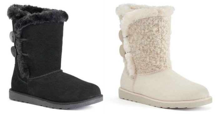 SO Plush Button Boots Just $16.99! Down From $70!