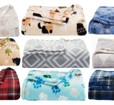 The Big One Super Soft Plush Throws Only $7.64! Down From $40!