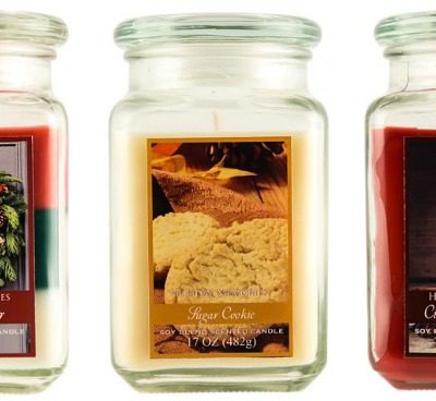 Holiday Memories Large Jar Candles Just $3.42! Down From $12!