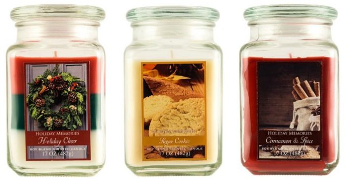 Holiday Memories Large Jar Candles Just $3.42! Down From $12!