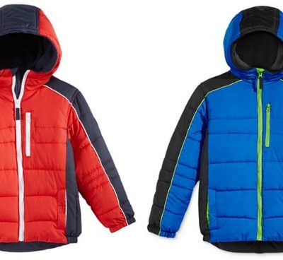 Boys' Protection System Hooded Puffer Jacket Only $19.99! Down From $80!