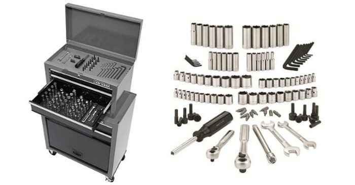 Craftsman Tool Center with Mechanics Tool Set Only $68.60! Down From $160!