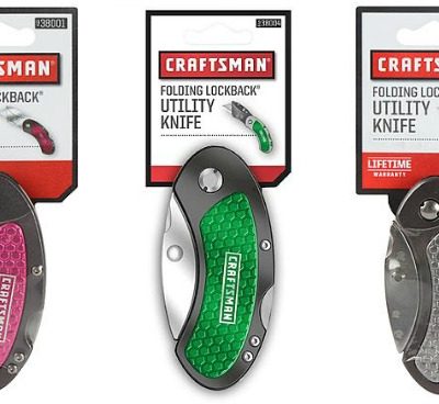 Craftsman 2.25″ Blade Folding Lock Back Utility Knife