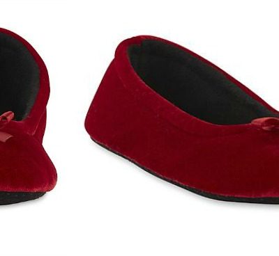 FREE Joe Boxer Women’s Red Ballet Slipper!