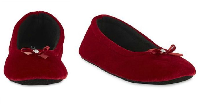 FREE Joe Boxer Women's Red Ballet Slipper!