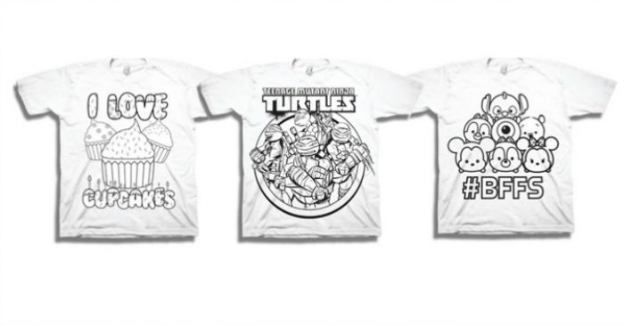 Kid’s DIY Color Me Tees Just $3! Down From $6!