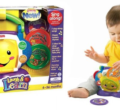 Laugh & Learn Sing-With-Me Toy CD Player Only $12.59! Down From $35!