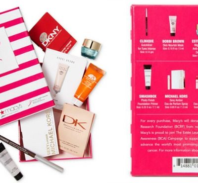 Macy’s 8-Pc. Beauty Sampler Set Only $10! Down From $20!