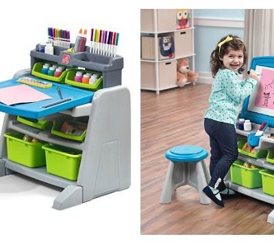 Step2 Flip & Doodle Easel Desk & Stool Only $35.99! Down From $100!