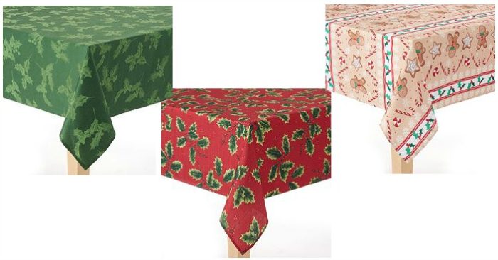 The Big One Christmas Tablecloth Only $7.28! Down From $26!