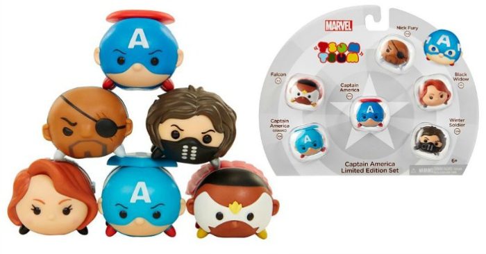 Tsum Tsum Marvel Captain America 6-Pack Only $8.39! Down From $20!