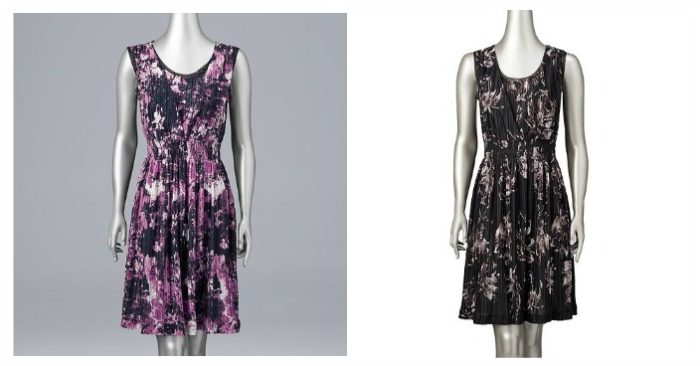 Vera Wang Smocked Empire Dress Only $4.06! Down From $58!