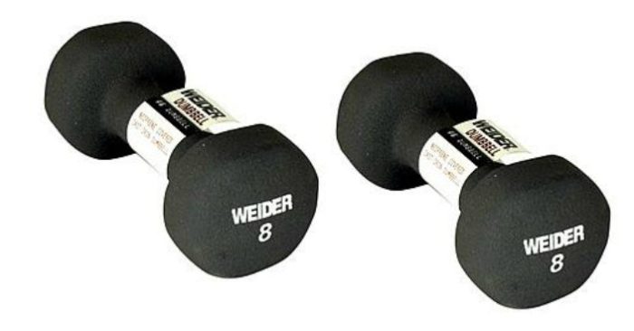 FREE Weider 8 lb. Neoprene Dumbbell!
