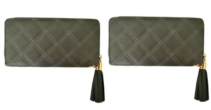 FREE Women’s Quilted Checkbook Wallet!