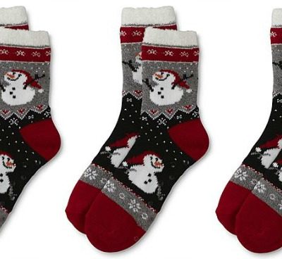 Women's Snowman Slipper Socks