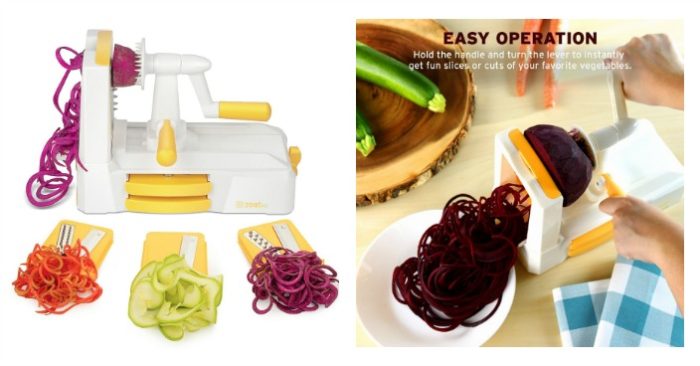 Zestkit Tri-Blade Vegetable Slicer Just $18.99! Down From $40!