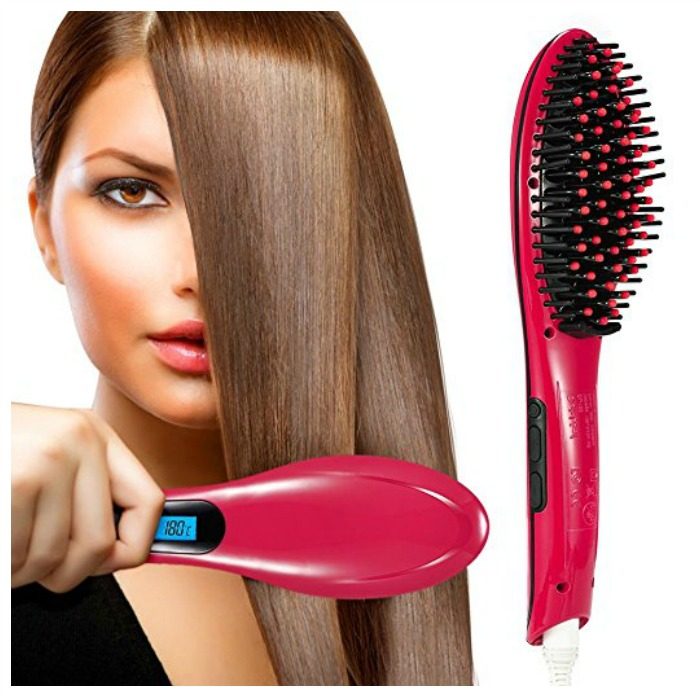 Oak Leaf Hair Straightening Brush Just $16.99! Down From $80!
