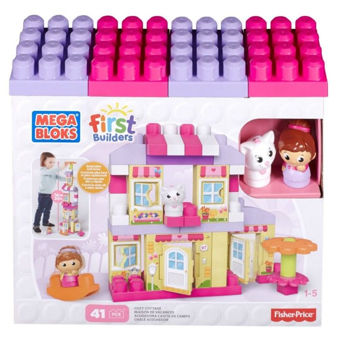Mega Bloks First Builders Cozy Cottage Building Set Just $23.39! Ships FREE!