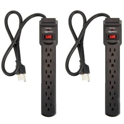 6-Outlet Surge Protector Power Strip 2-Pack Just $8.70! Down From $12!